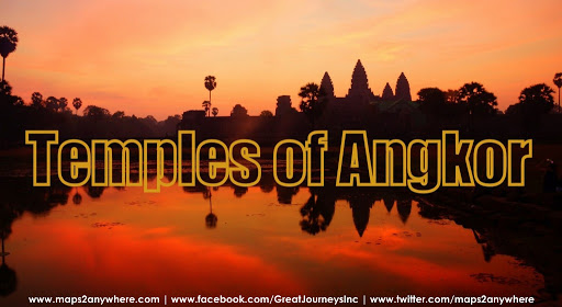 Exploring the Angkor Wat Temples Near Siem Reap in Cambodia